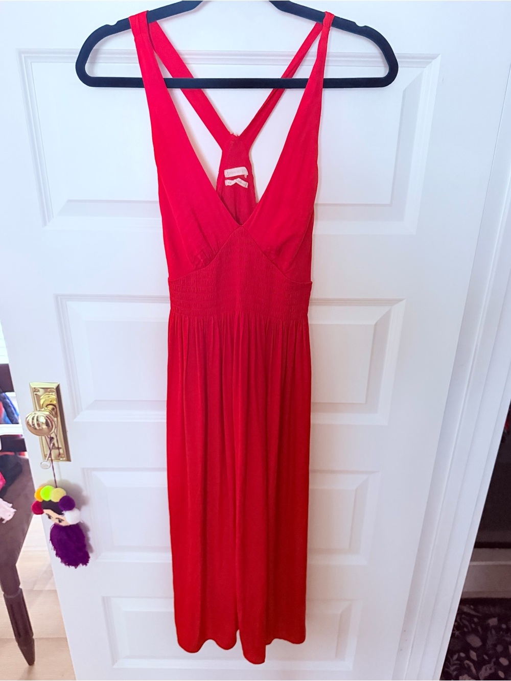 Urban Outfitters silky halter maxi dress